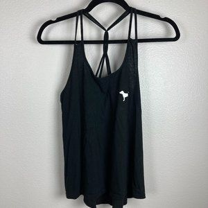 3/$20 VS Pink Black Tank Top Size S